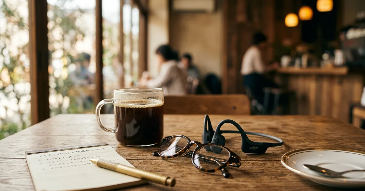 メガネでも快適に使えるオープンイヤーイヤホン5選｜干渉しない装着方式の選び方