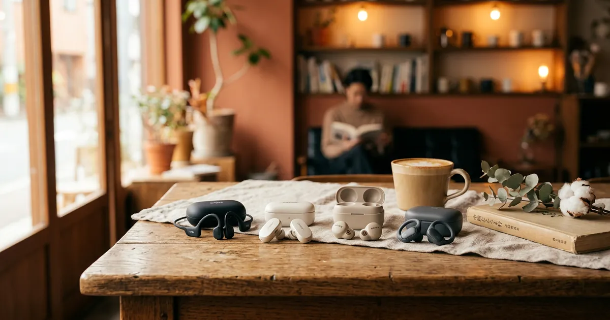 寝ながら使えるオープンイヤーイヤホン4選｜寝ホンにおすすめの軽量モデル